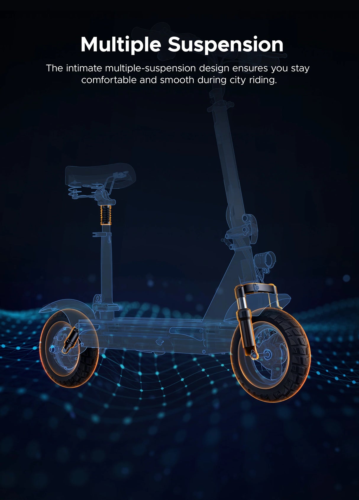 ENGWE S6 700W 37Miles Seated E-Scooter