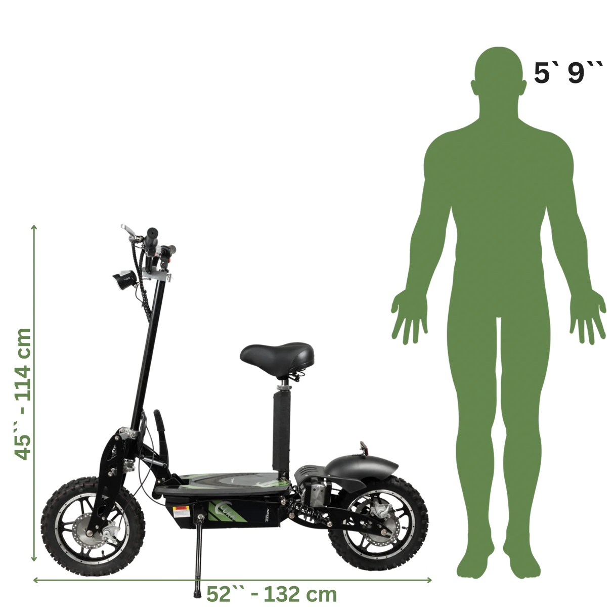 Gio Electric Rosso Cobra 100W Standing Electric Scooter with Foldable Seat