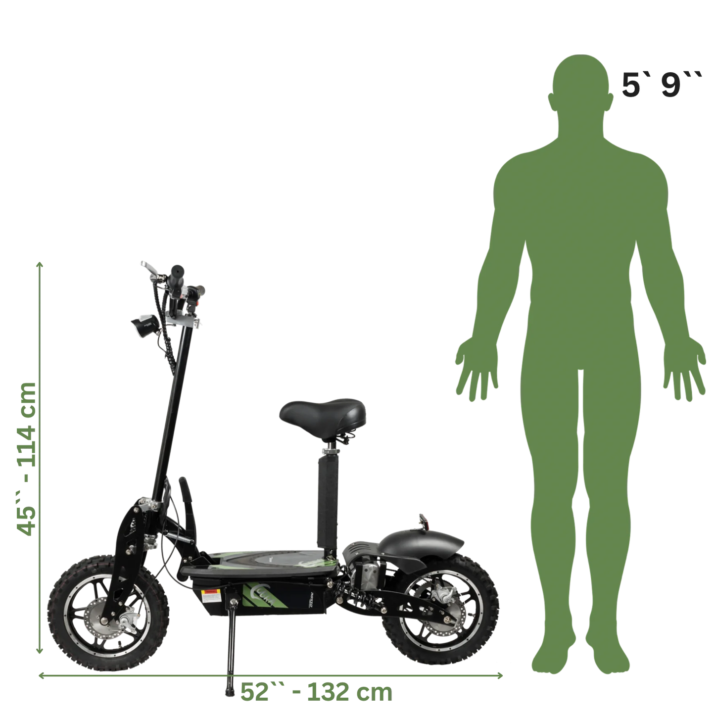 Gio Electric Rosso Cobra 100W Standing Electric Scooter with Foldable Seat