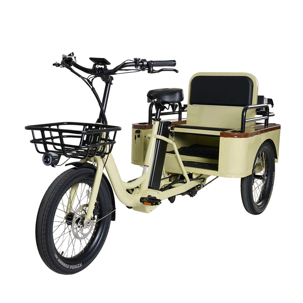 Oh Wow Cycles Conductor Plus Rickshaw Cargo Electric trike
