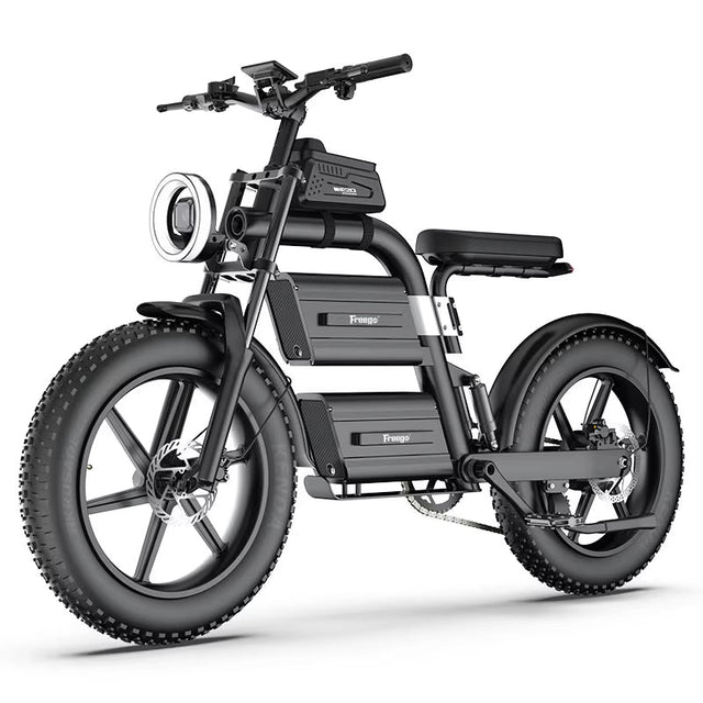 Freego E20 Dual Battery Electric Motorcycle Bike with adjustable Seat