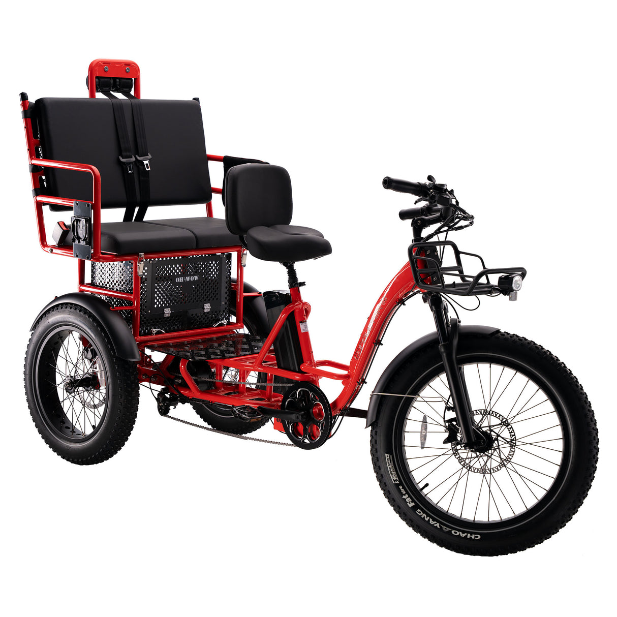 Oh Wow Cycles Conductor 4-3 Rickshaw Electric trike