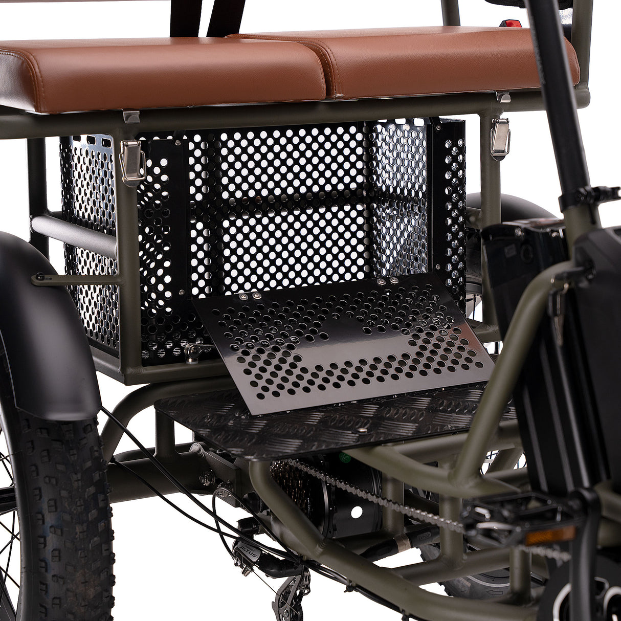 Oh Wow Cycles Conductor 4-3 Rickshaw Electric trike