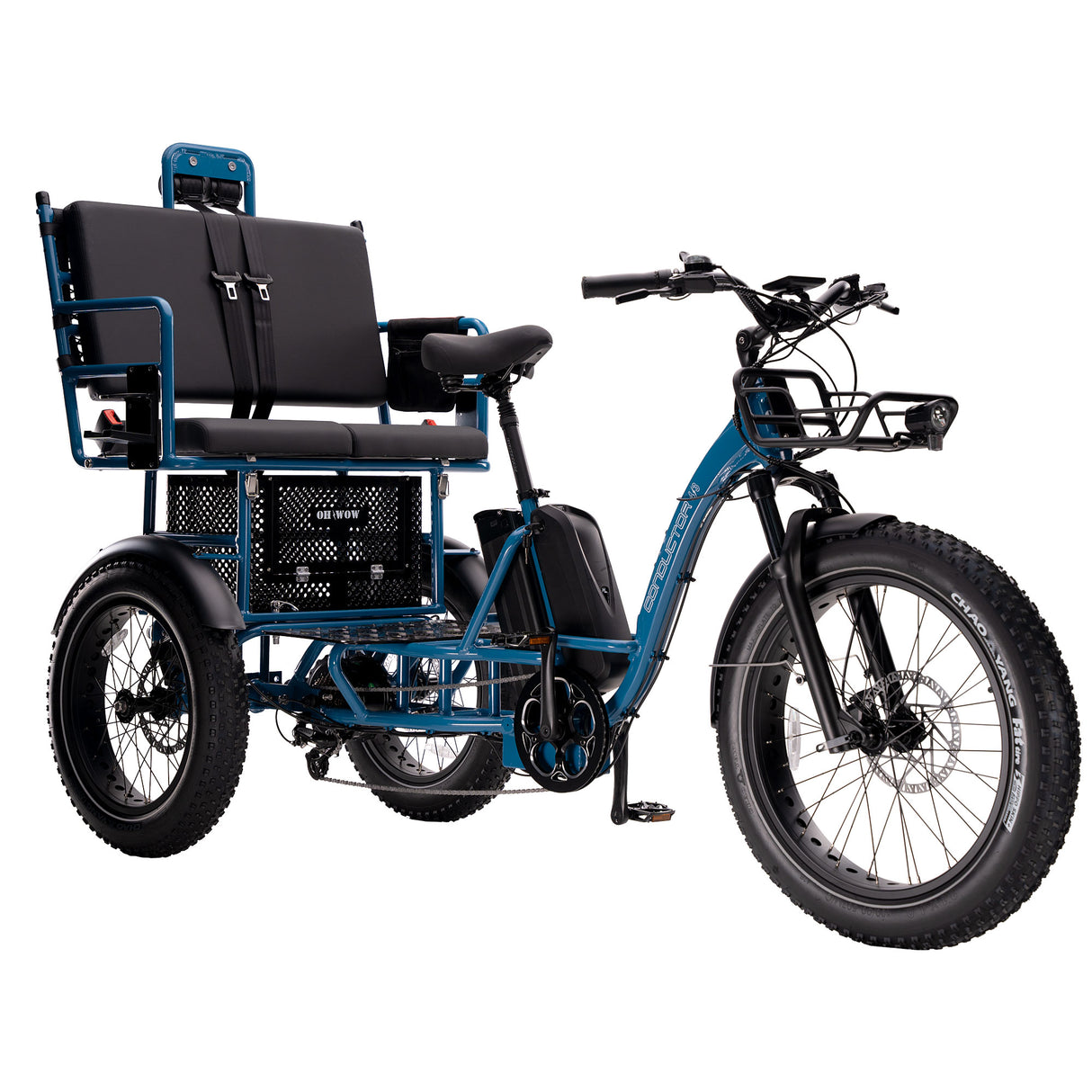 Oh Wow Cycles Conductor 4-3 Rickshaw Electric trike
