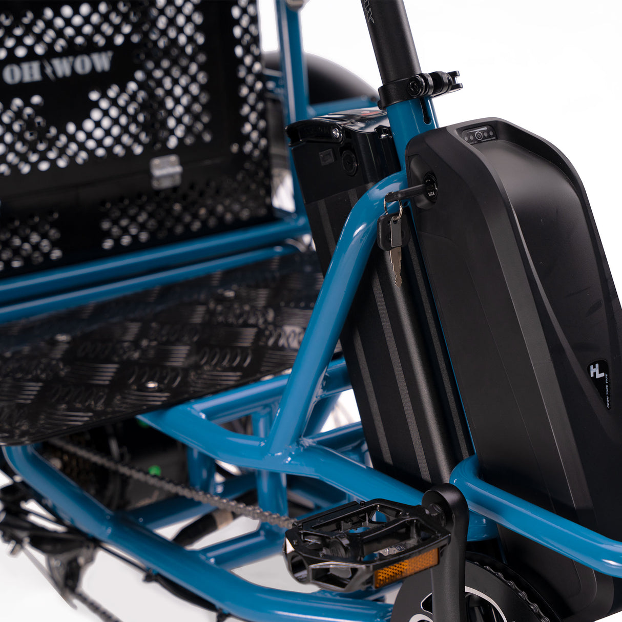 Oh Wow Cycles Conductor 4-3 Rickshaw Electric trike