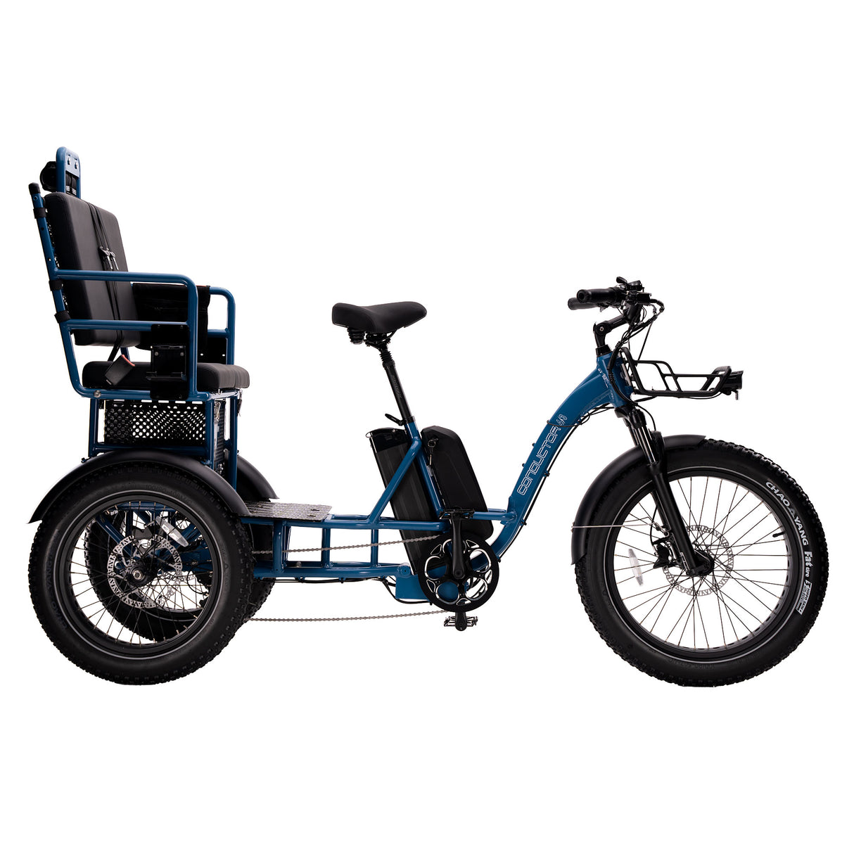 Oh Wow Cycles Conductor 4-3 Rickshaw Electric trike