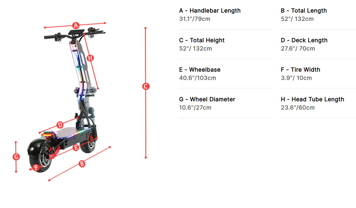 Freego D11 Land Tiger Electric Scooter Foldable Dual Motor 4000W