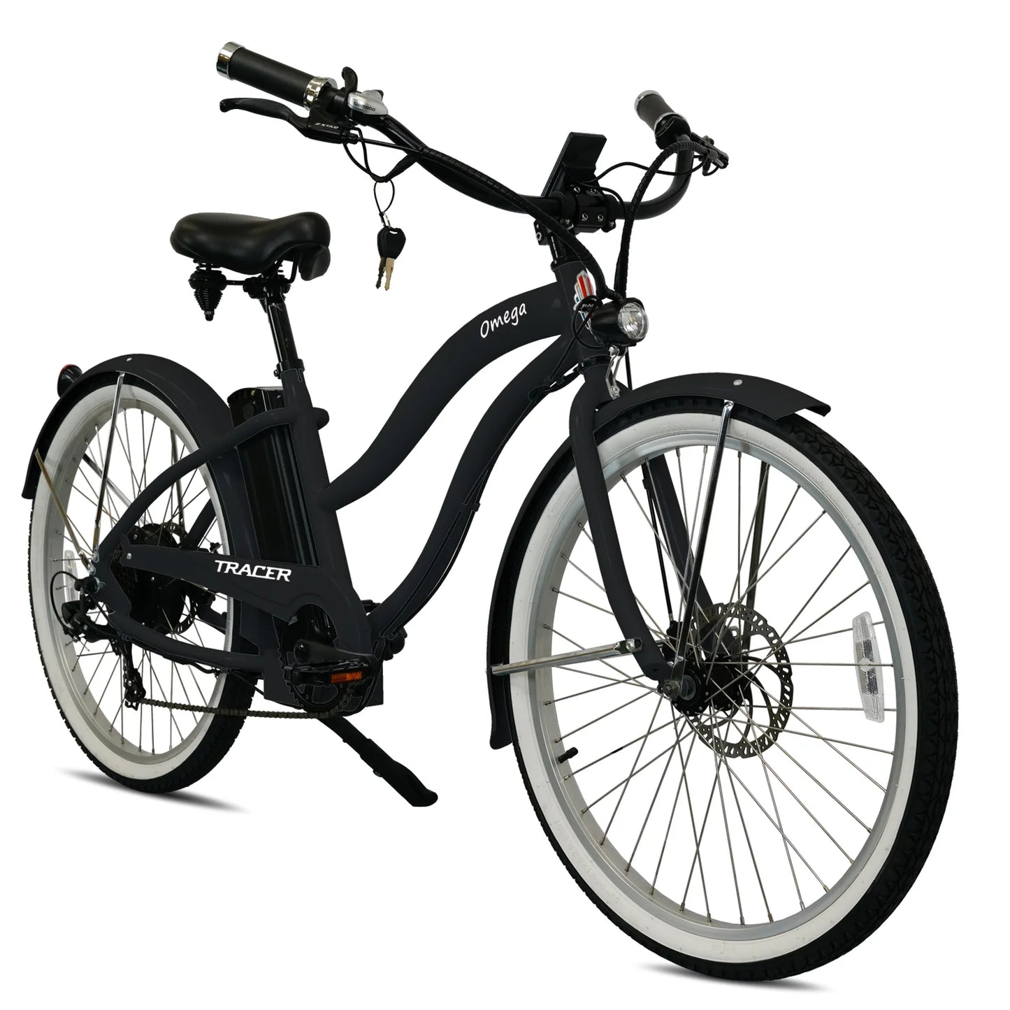 Tracer Omega 26" Electric Beach Cruiser Bike
