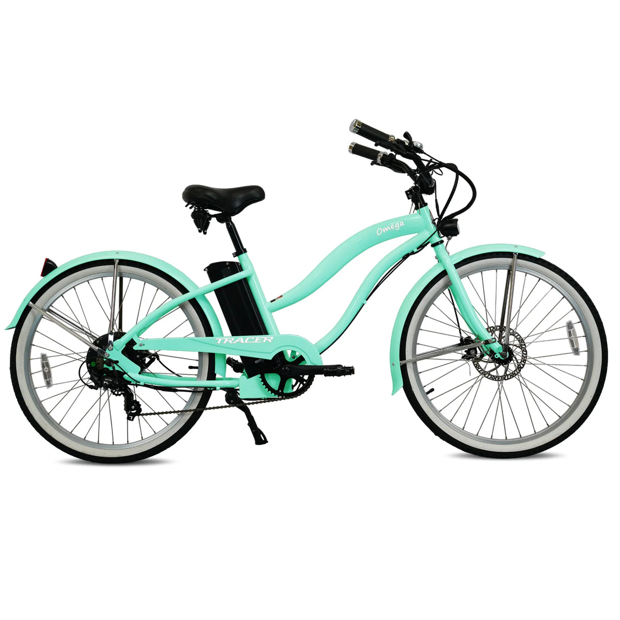 Tracer Omega 26" Electric Beach Cruiser Bike