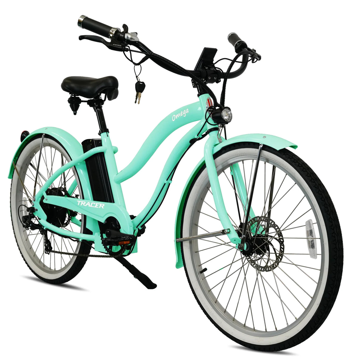 Tracer Omega 26" Electric Beach Cruiser Bike