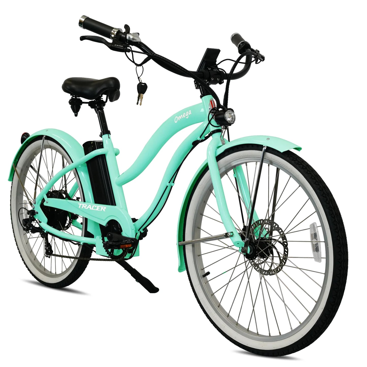 Tracer Omega 26" Electric Beach Cruiser Bike