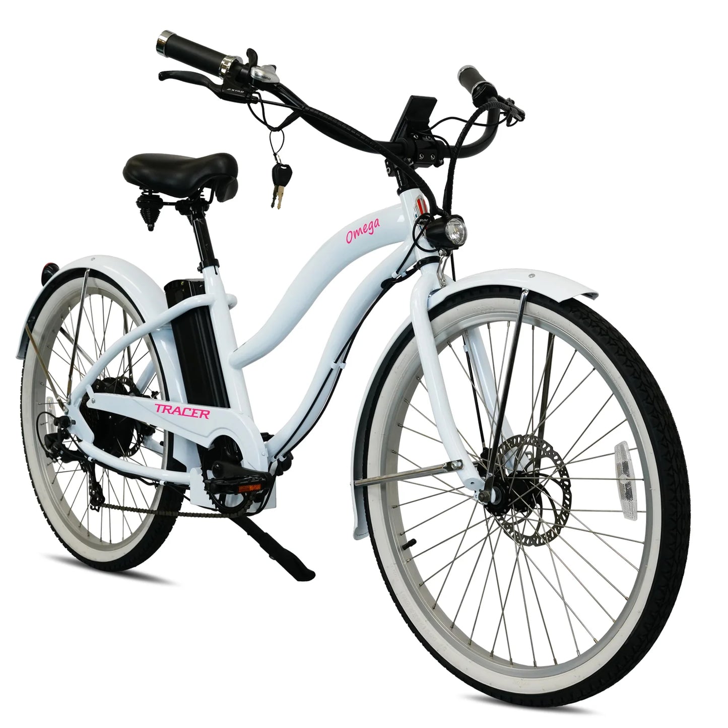 Tracer Omega 26" Electric Beach Cruiser Bike