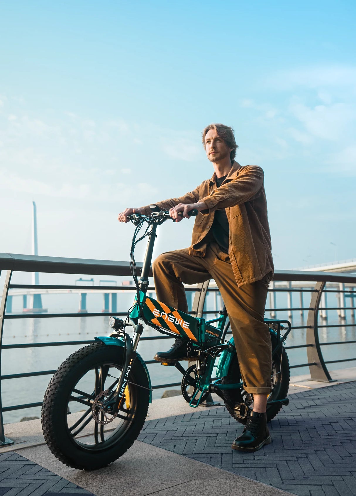 ENGINE PRO 1000W 62Miles Full Suspension Foldable E-bike