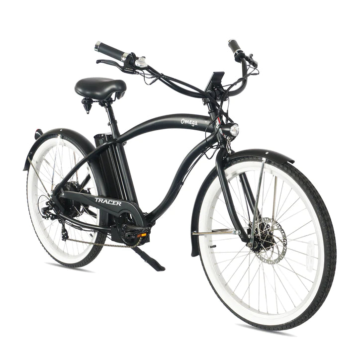 Tracer Omega 26" Men's Electric Beach Cruiser Bike