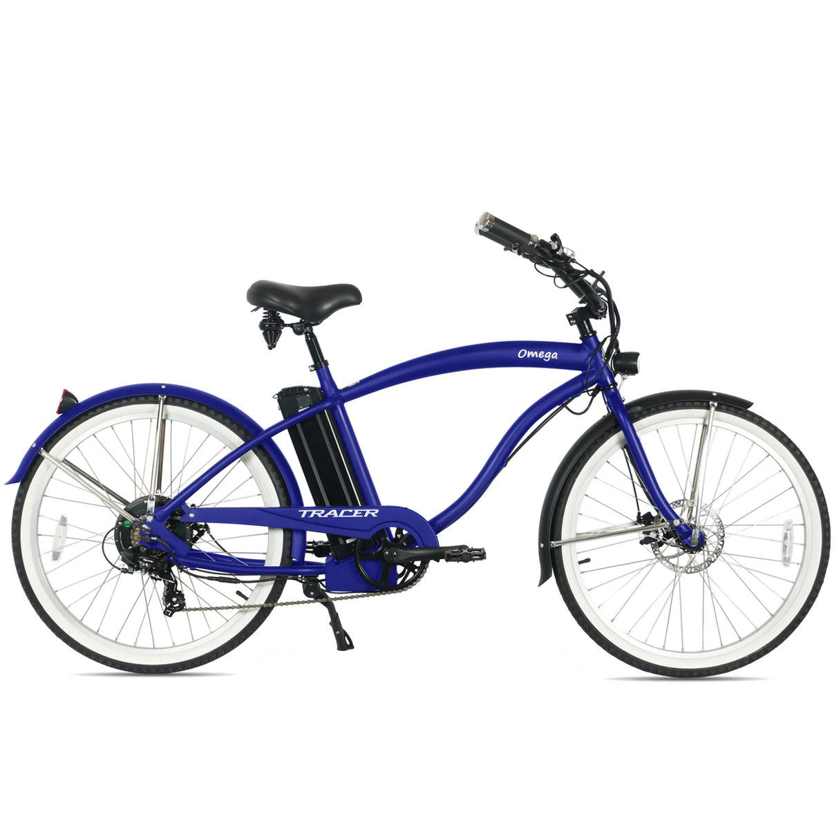 Tracer Omega 26" Men's Electric Beach Cruiser Bike