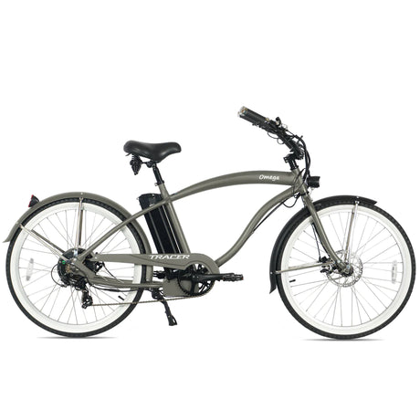 Tracer Omega 26" Men's Electric Beach Cruiser Bike