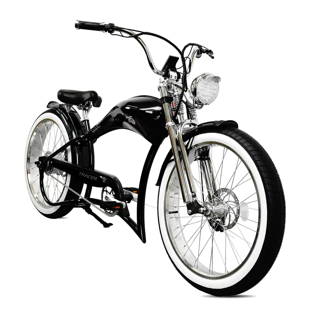 Tracer Twenty5 GTS 26" 500W Dual Spring Electric Chopper Bike