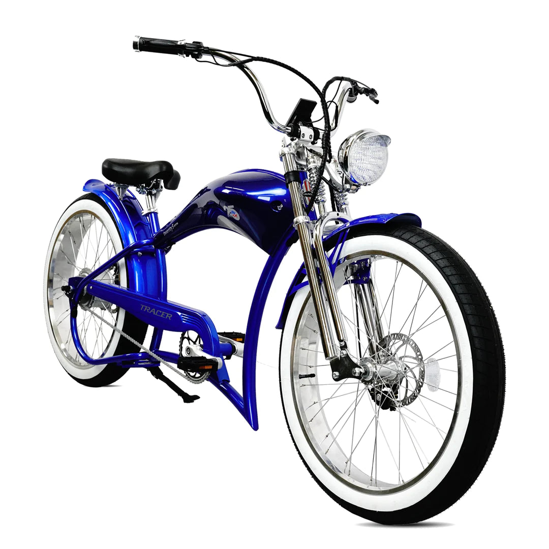 Tracer Twenty5 GTS 26" 500W Dual Spring Electric Chopper Bike