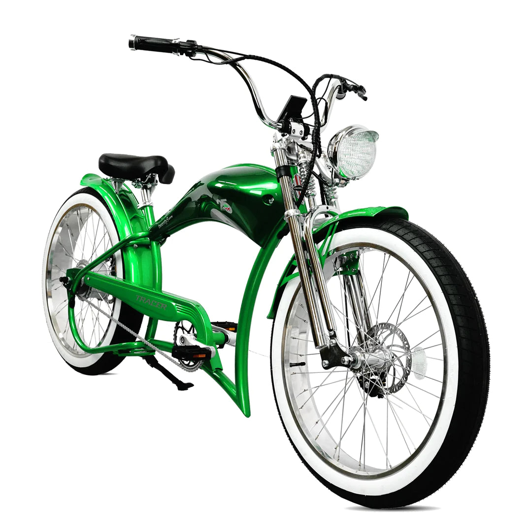 Tracer Twenty5 GTS 26" 500W Dual Spring Electric Chopper Bike