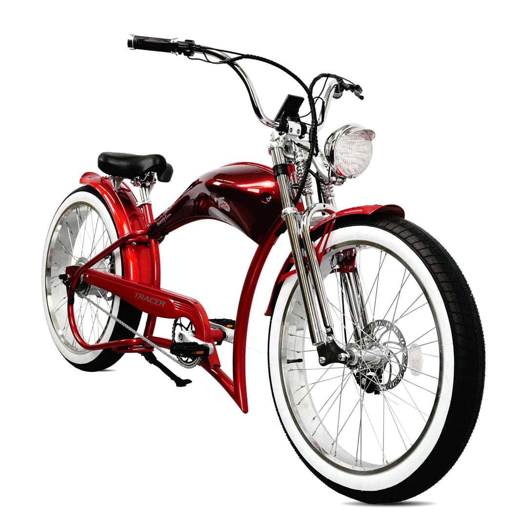 Tracer Twenty5 GTS 26" 500W Dual Spring Electric Chopper Bike