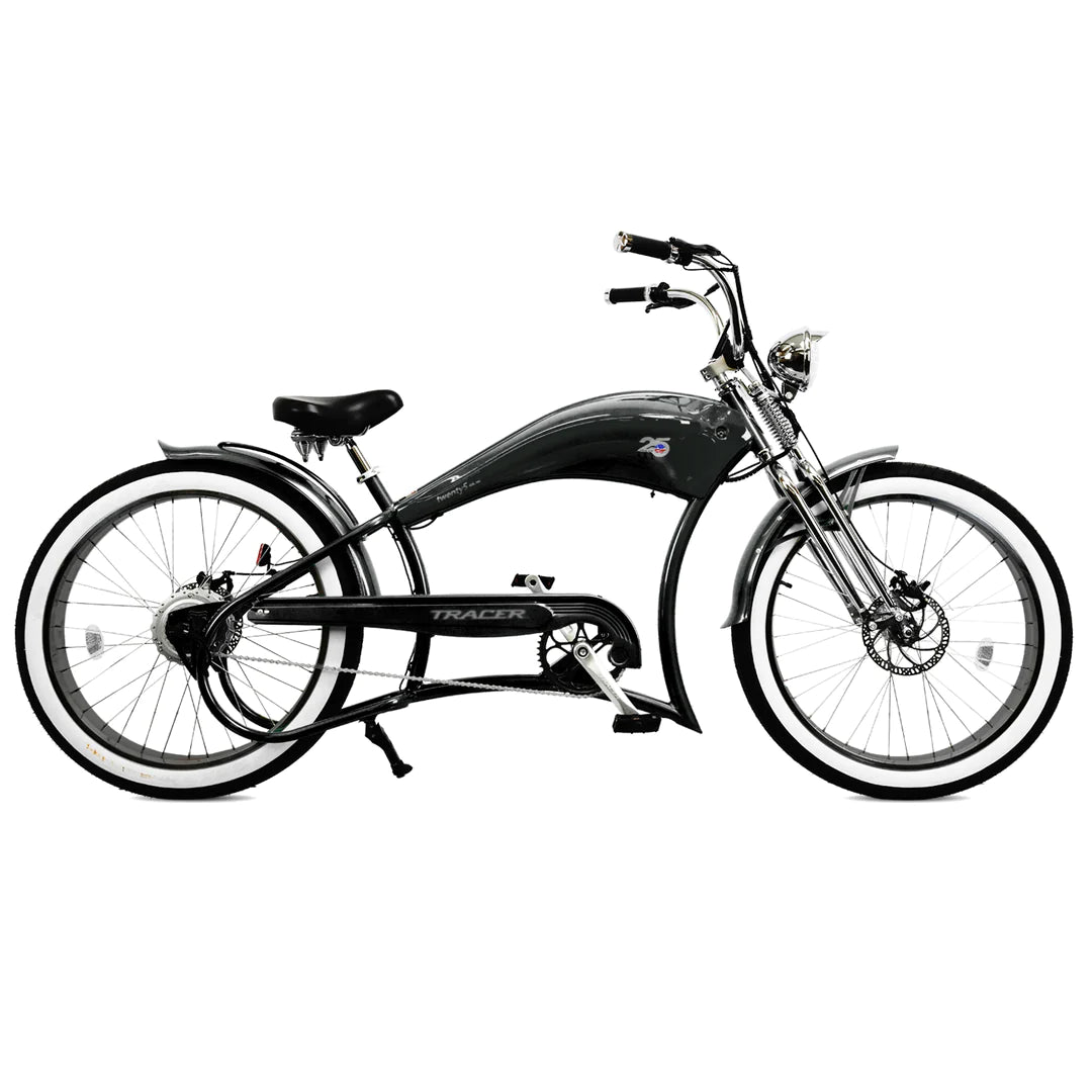 Tracer Twenty5 DS 26" 500W Dual Spring Electric Chopper Bike
