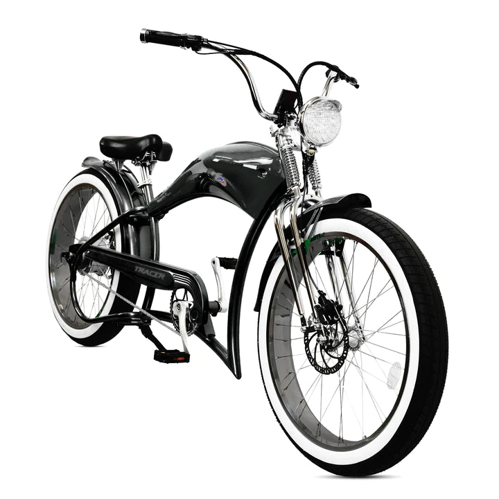 Tracer Twenty5 DS 26" 500W Dual Spring Electric Chopper Bike