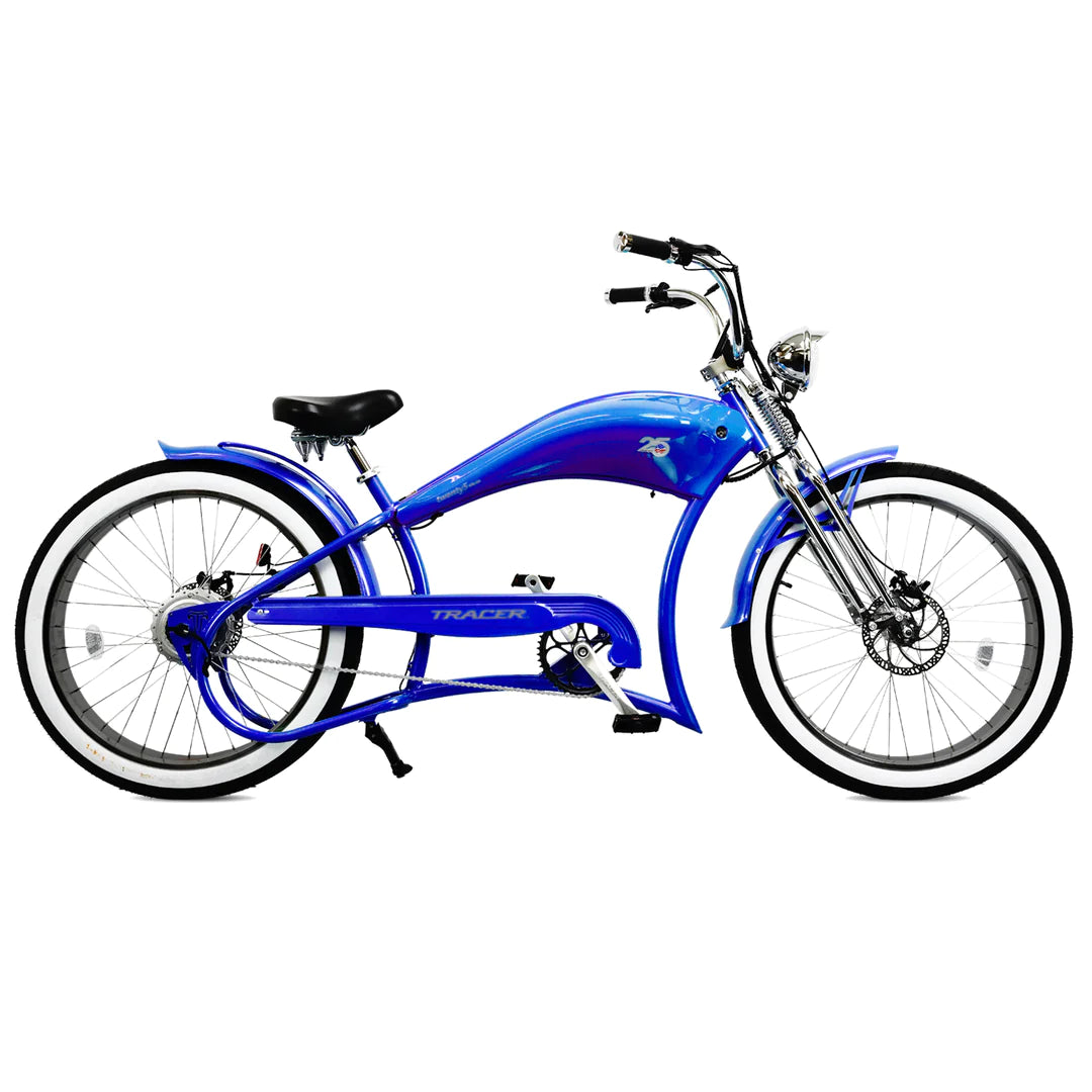 Tracer Twenty5 DS 26" 500W Dual Spring Electric Chopper Bike