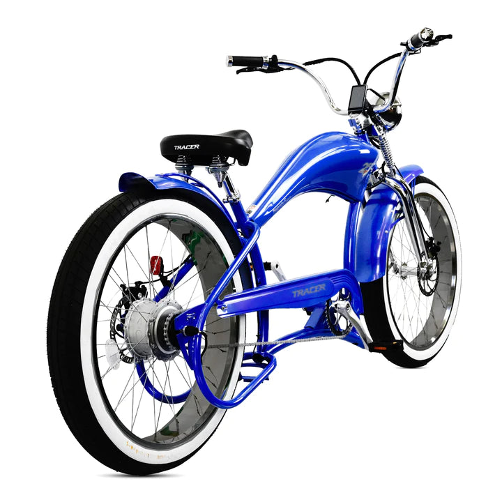 Tracer Twenty5 DS 26" 500W Dual Spring Electric Chopper Bike