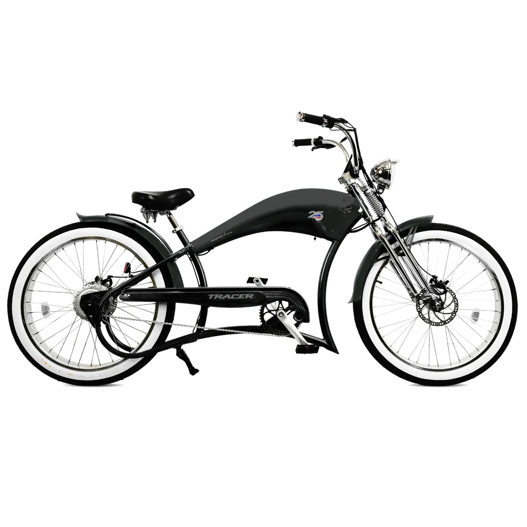 Tracer Twenty5 DS 26" 500W Dual Spring Electric Chopper Bike
