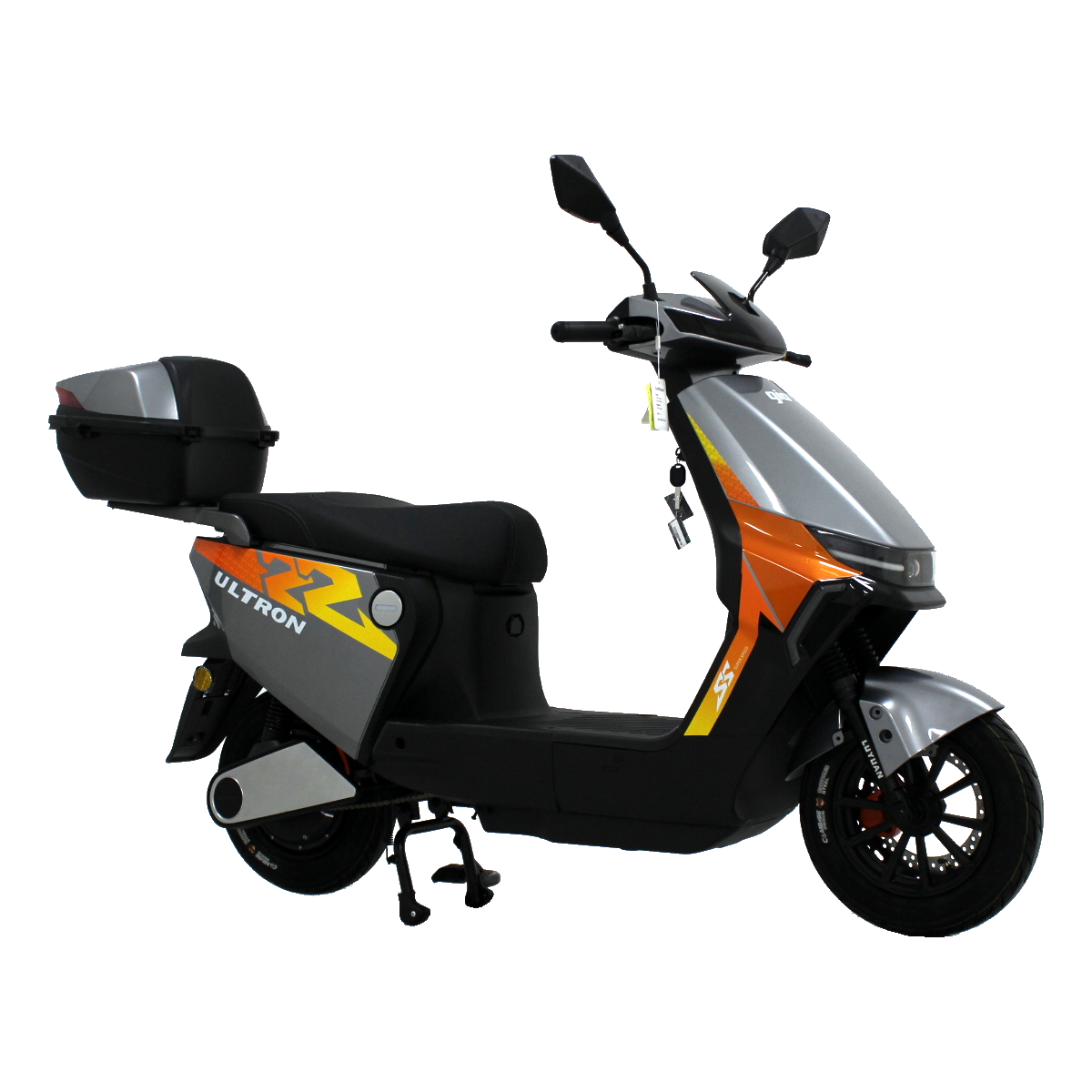 GIO Electric Ultron 600W Electric Moped With Pedals