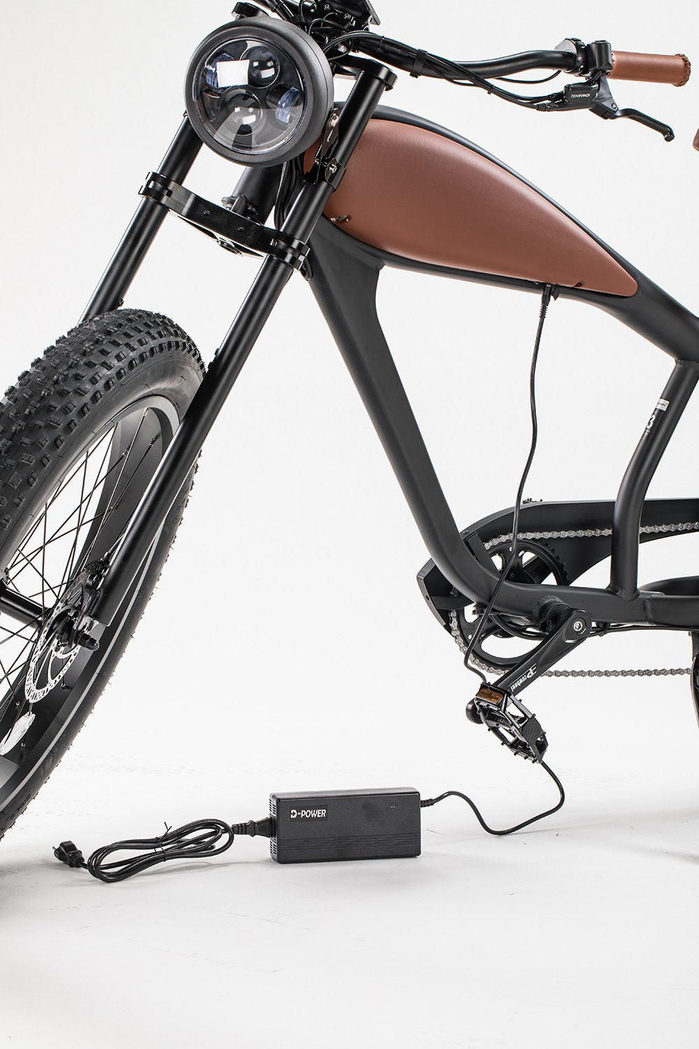 Revi Cheetah Café Racer 750W Electric Chopper Bike - E-Wheel Warehouse