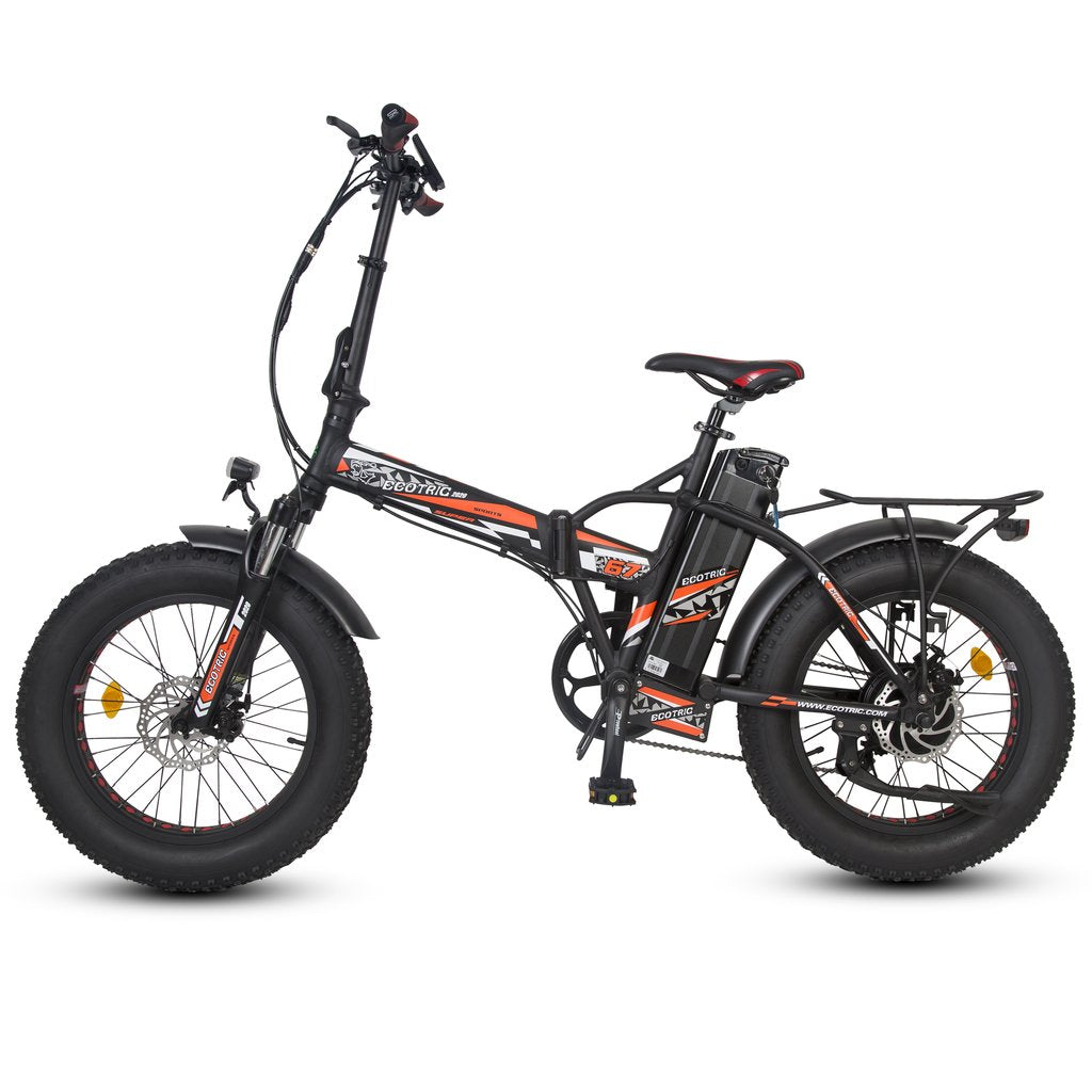 48V Fat Tire Best Folding Electric Bike with color LCD display 2020
