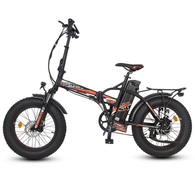 48V Fat Tire Best Folding Electric Bike with color LCD display 2020