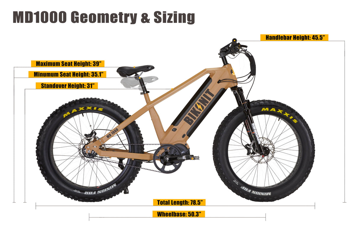 Bikonit Warthog MD 1000 Electric Hunting Bike - E-Wheel Warehouse