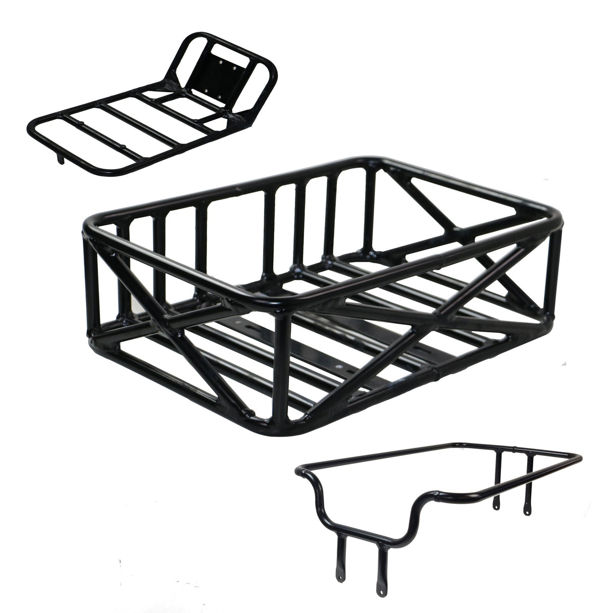 EUNORAU Basket Kit for E-FAT-MN/E-FAT-STEP/FAT-AWD/MAX-CARGO/G20-CARGO bike - E-Wheel Warehouse