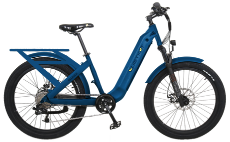 QuietKat Villager Urban Hunting Electric Bike 7 Speed Step-Through Suspension - E-Wheel Warehouse