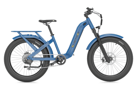 QuietKat Villager Urban Hunting Electric Bike 7 Speed Step-Through Suspension - E-Wheel Warehouse