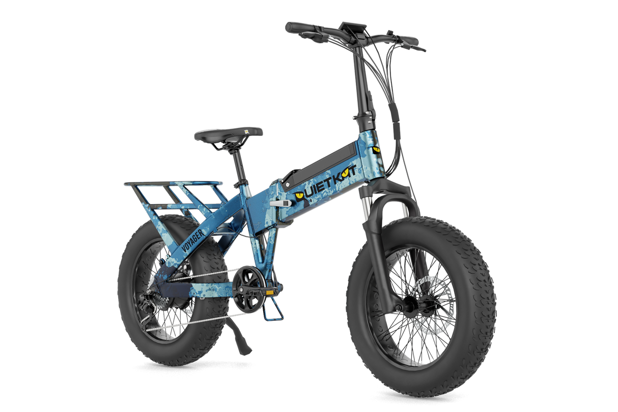 QuiteKat Voyager Off-Road Fat Tire Folding Electric Bike - E-Wheel Warehouse