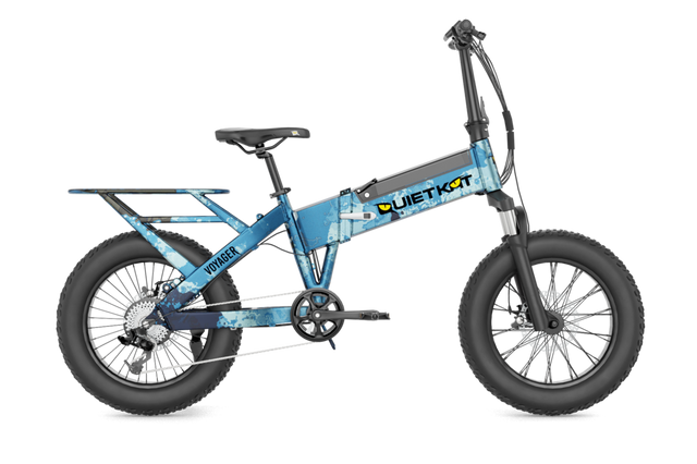 QuiteKat Voyager Off-Road Fat Tire Folding Electric Bike - E-Wheel Warehouse