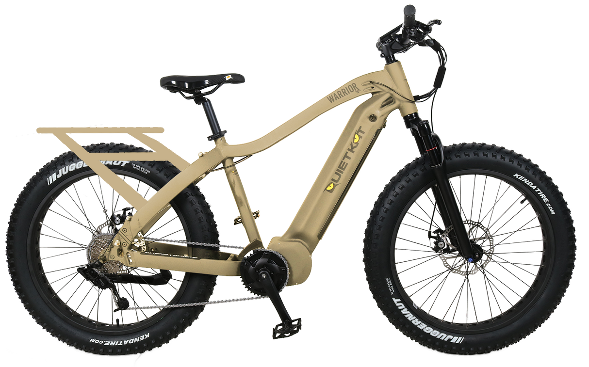 QuietKat Warrior Fat Tire Electric Mountain bike 1000W - E-Wheel Warehouse