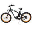 Ecotric Best Hammer Electric Fat Tire Beach Snow E Bike - Orange 2020