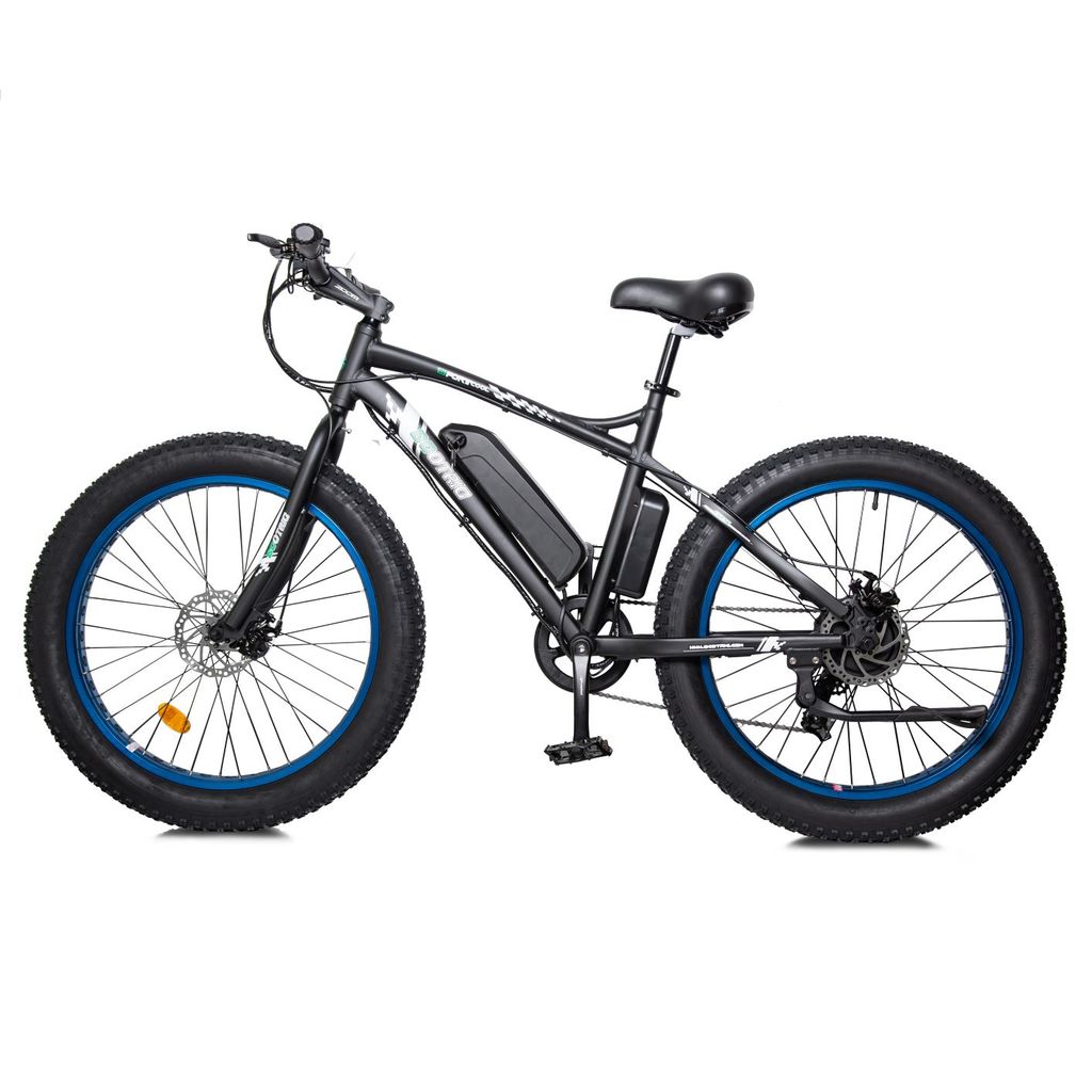 Ecotric Best Fat Tire Beach Snow Electric E Bike - Blue 2020