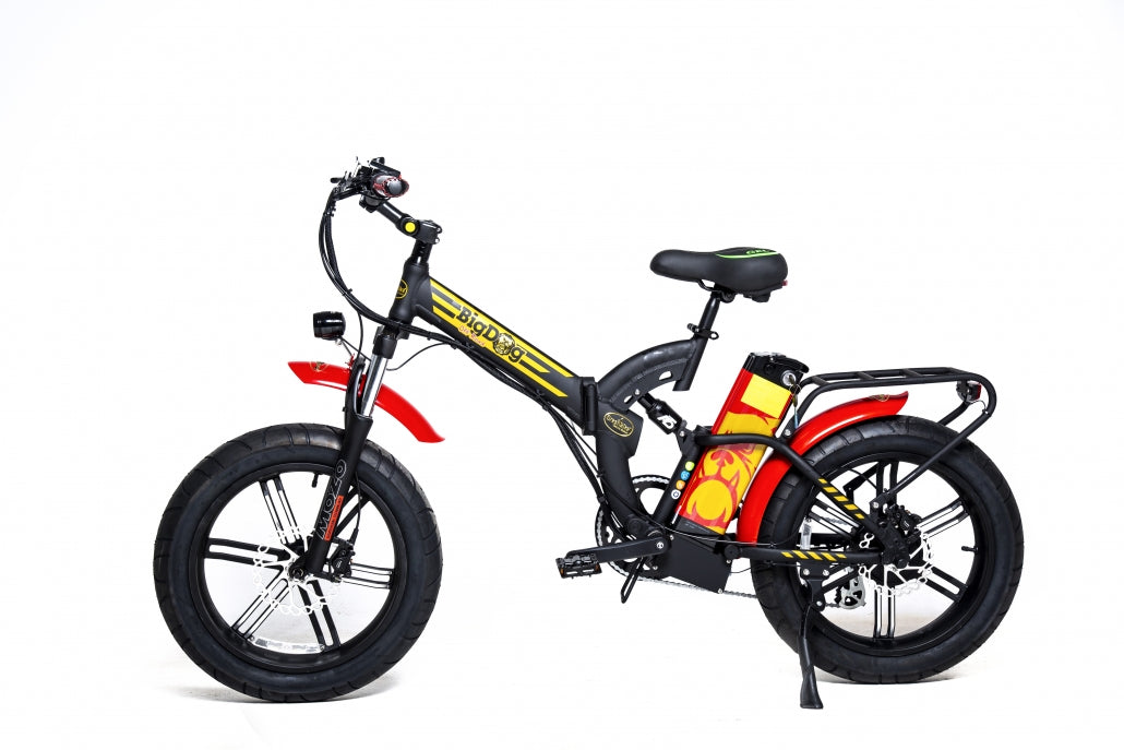 Green Bike Electric Motion Big Dog Off Road 2021 Edition 750 Watt 48V Electric Bike - E-Wheel Warehouse