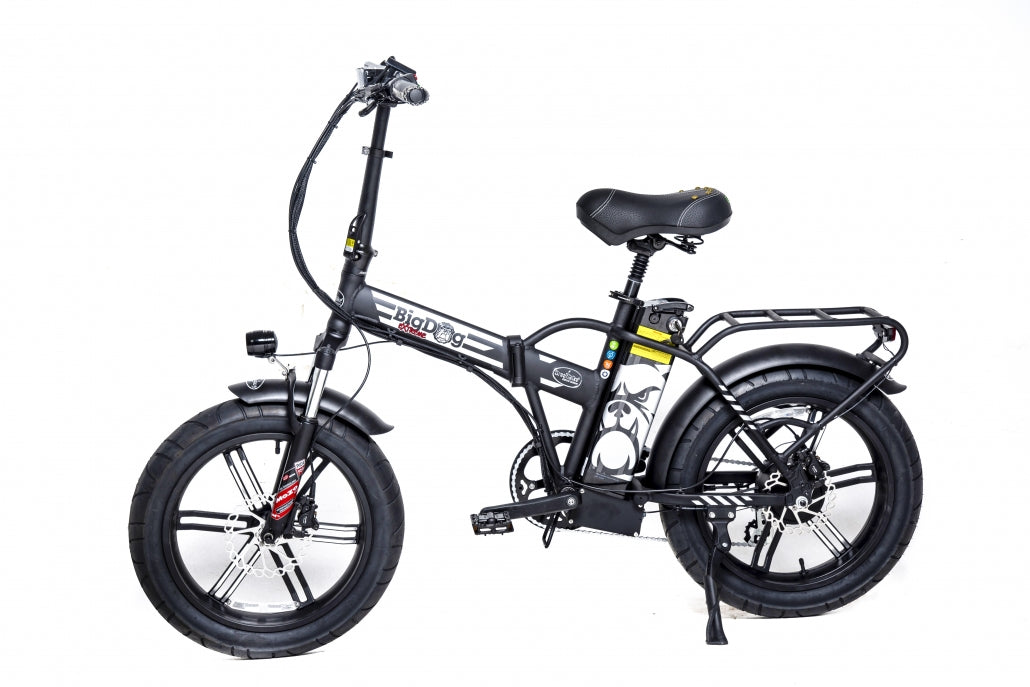 Green Bike Electric Motion Big Dog Extreme 2021 Edition Folding 48V 750W Electric Bike - E-Wheel Warehouse