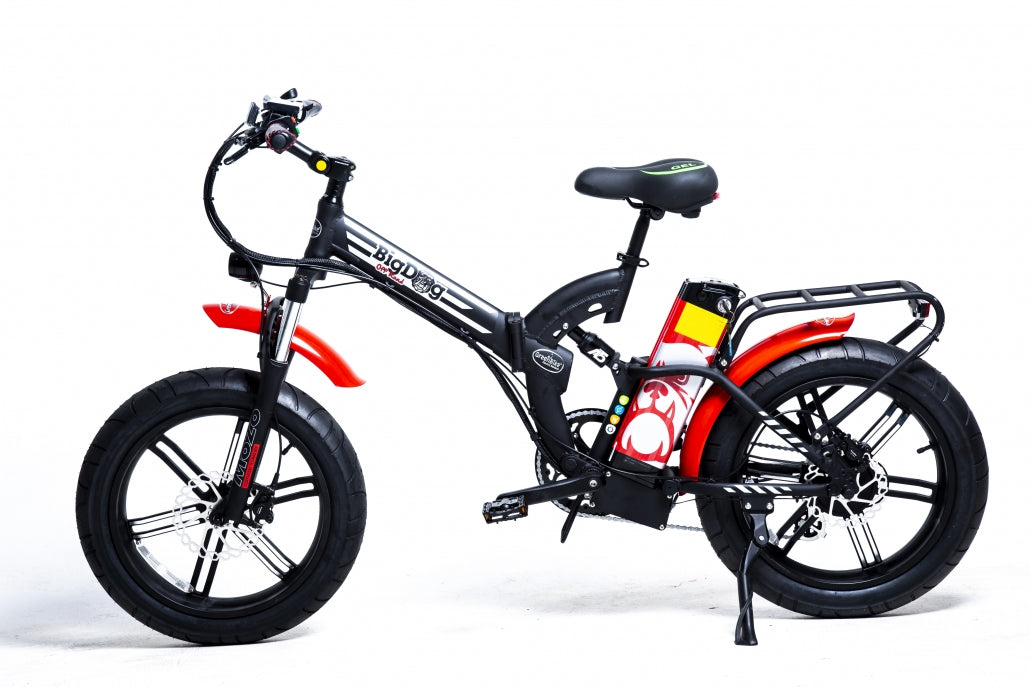 Green Bike Electric Motion Big Dog Off Road 2021 Edition 750 Watt 48V Electric Bike - E-Wheel Warehouse