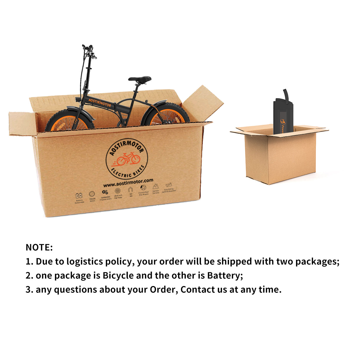 AostirMotor Fat Tire Folding Electric Bike A20 - E-Wheel Warehouse