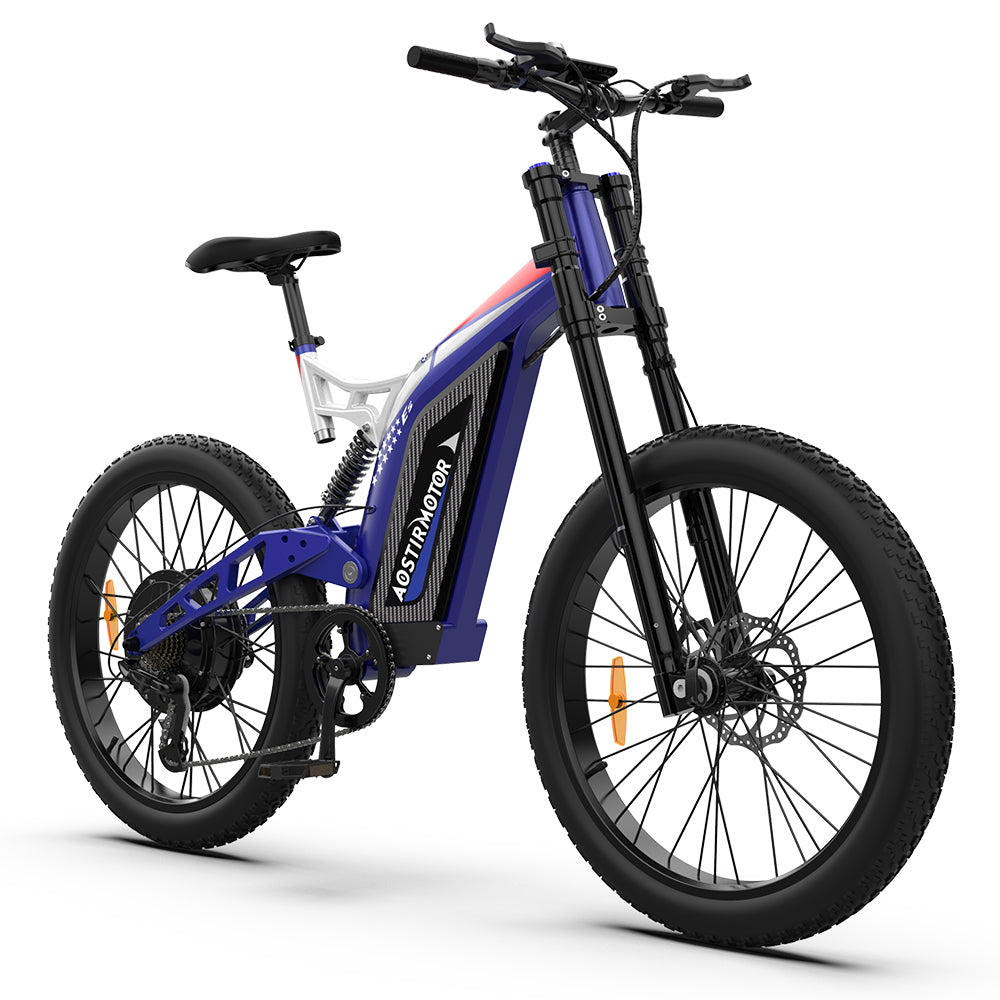 AostirMotor Big Front Fork Electric Bike S17-1500W - E-Wheel Warehouse