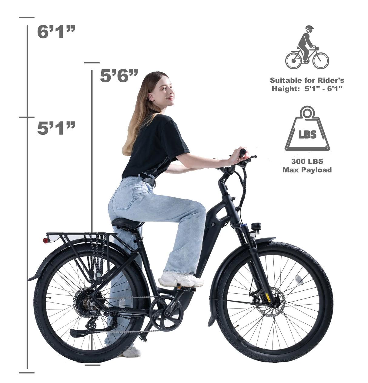 Revi Oasis 750W Step Thru Electric Bike