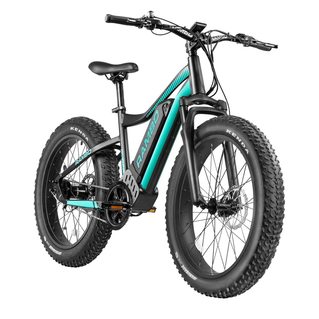 Rambo The Ryder 750 24 Electric Fat Tire Hunting Electric Bike - E-Wheel Warehouse