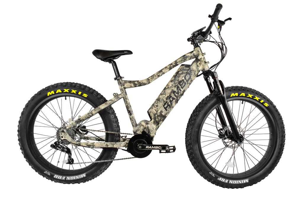 Rambo The Nomad 750W XPC11 All-Terrain Hunting Electric Bike E-Bike - E-Wheel Warehouse